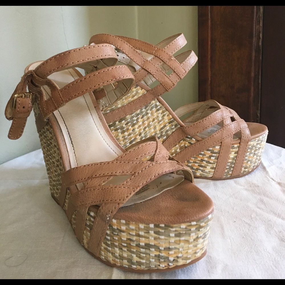 Platform wedge sandals